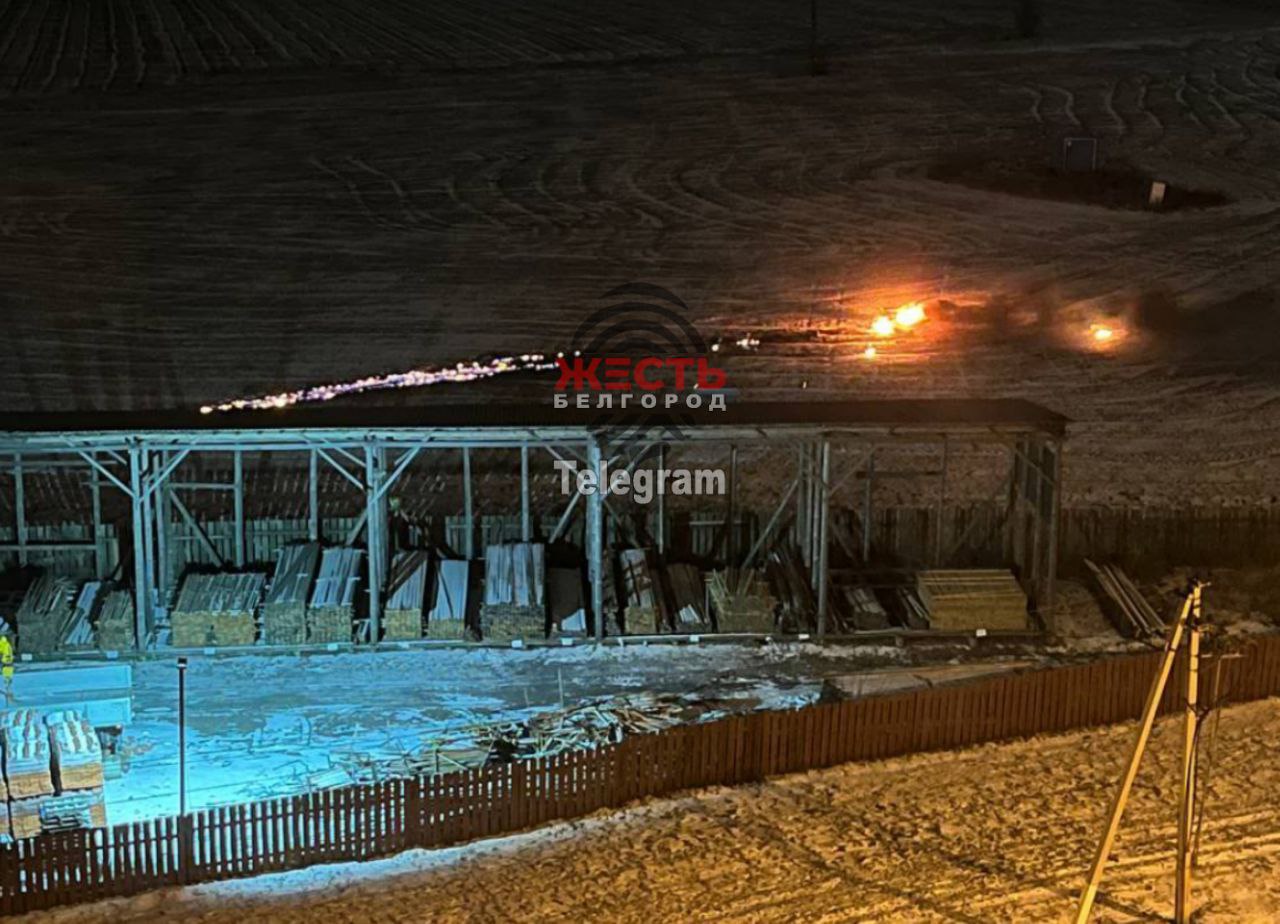 Частина російської Бєлгородської області знеструмлена через падіння дрона на ЛЕП