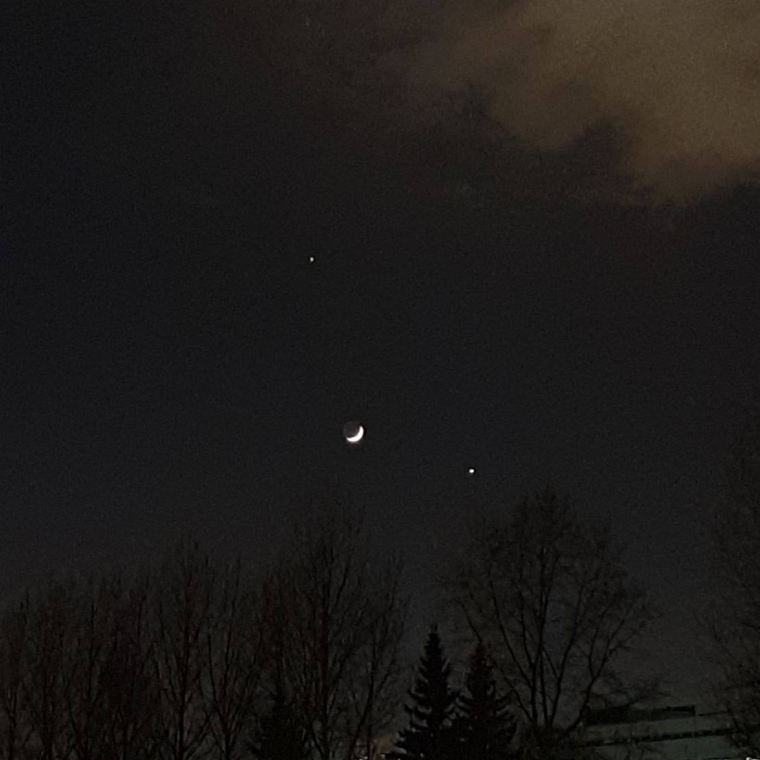 Украинцы наблюдали редкое астрономическое явление: зрелищные фото "парада планет"