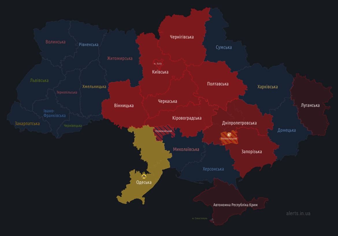 В Одессе слышали взрывы. Произошла вражеская ракетная атака