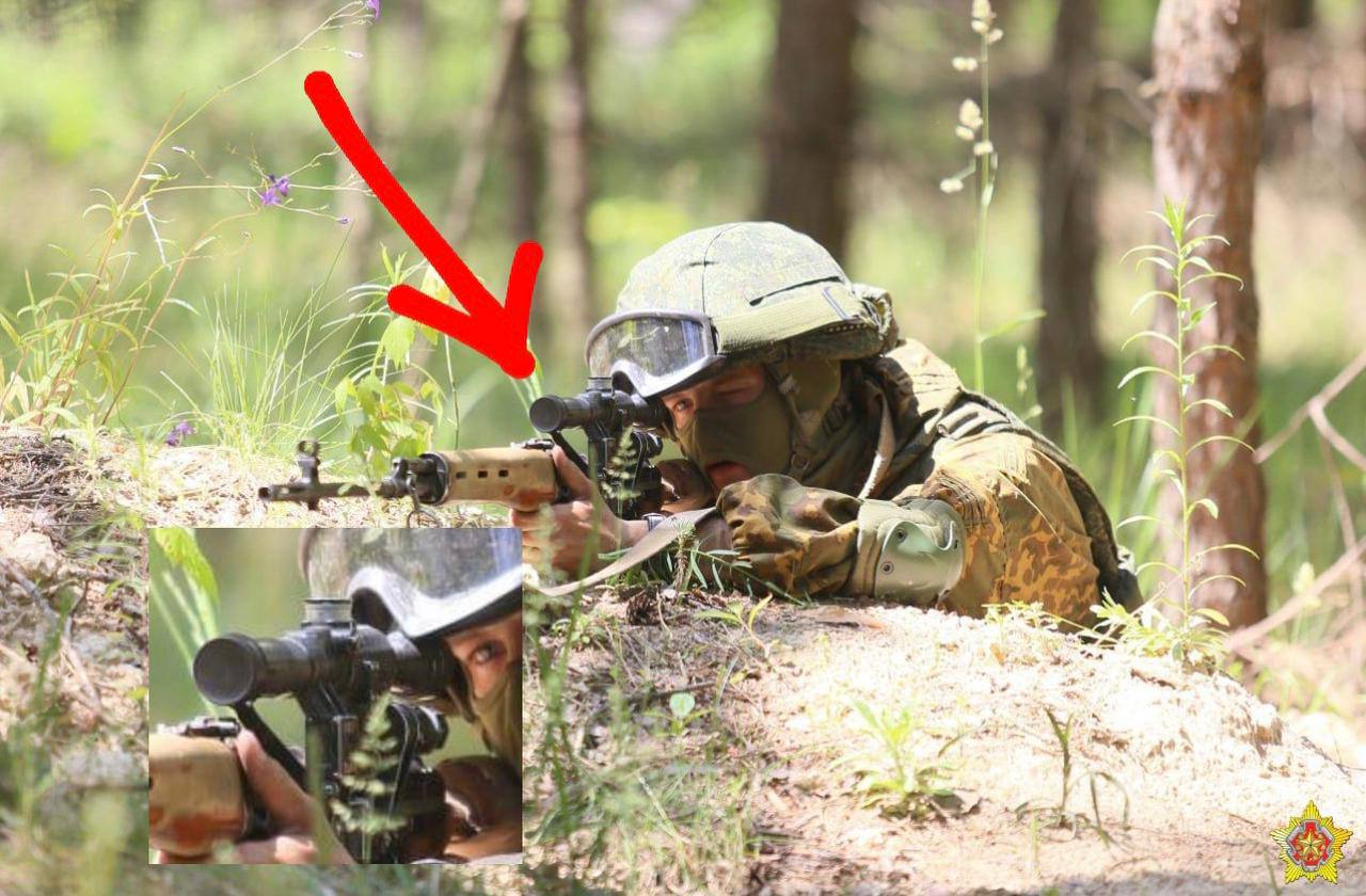 Навіть кришки з прицілів не знімають. Прикордонники висміяли навчання ССО Білорусі