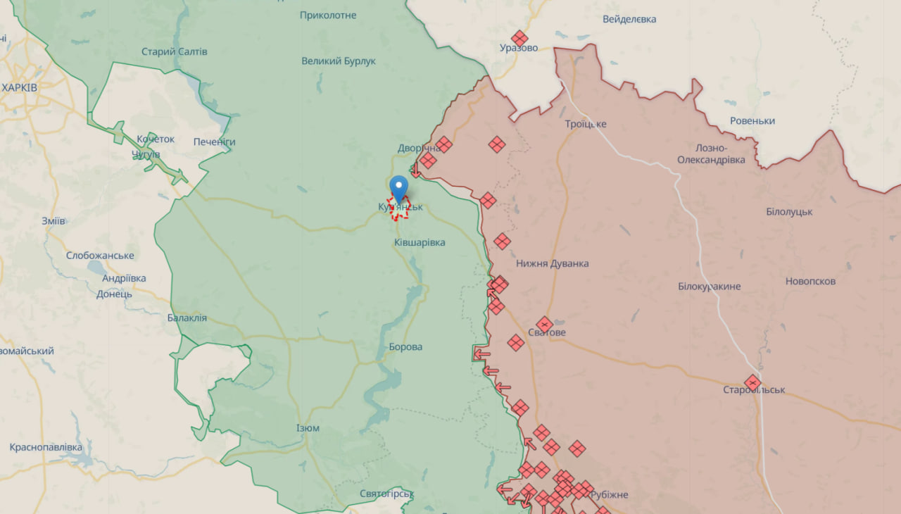 Росіяни заявили про захоплення трьох сіл поблизу Куп’янська. У ЗСУ спростували