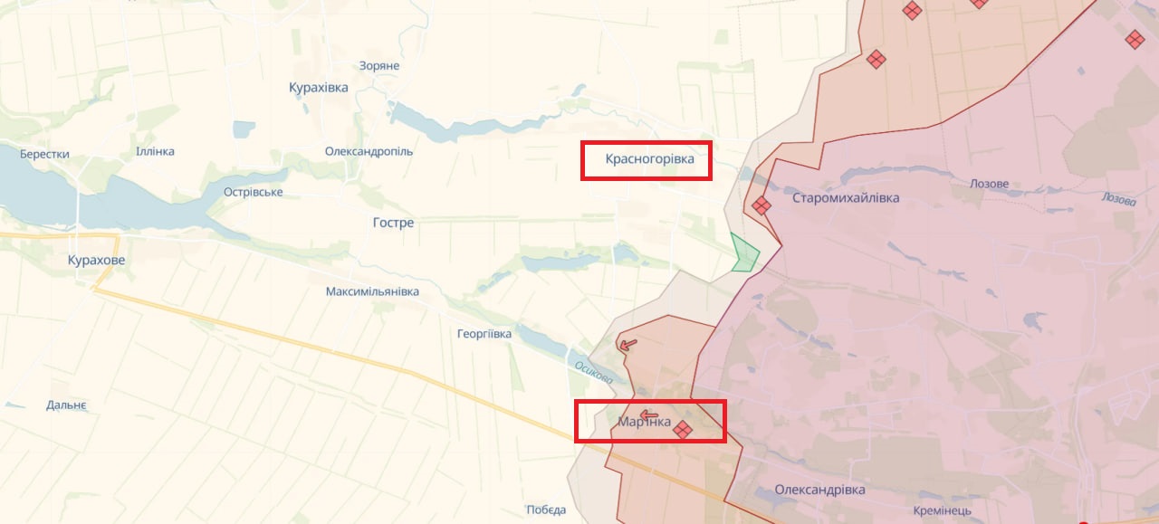 Українські війська просуваються у напрямку Урожайного, - Генштаб