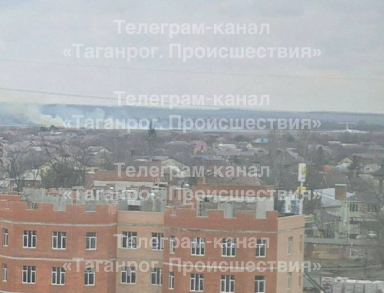 В российском Таганроге произошел мощный взрыв возле аэропорта