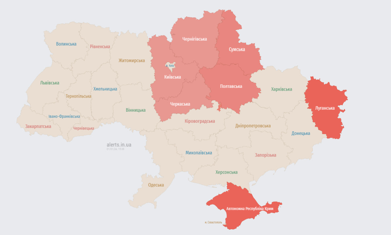 Ракетна загроза через МіГ-31К. В Україні масштабна повітряна тривога