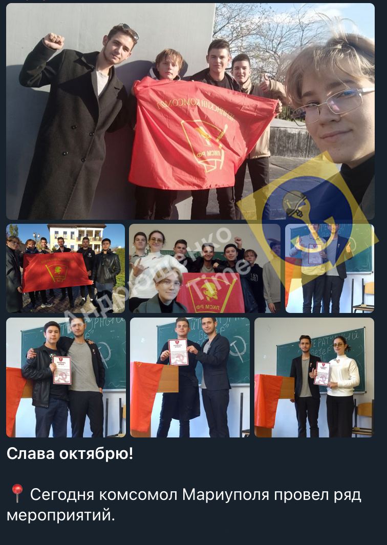 Знову пробили дно. Росіяни в Маріуполі &quot;відновили СРСР&quot; і долучають до нього школярів