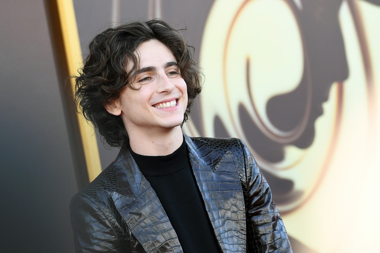 Тимоти Шаламе на презентации фильма &quot;Вонка&quot; в Лос-Анджелесе показал, как носить кожаный костюм (фото)