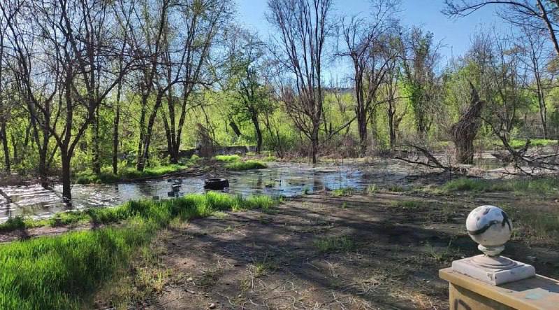 В Мариуполе экологический коллапс: в городском парке образовалась &quot;река&quot; из канализационных стоков