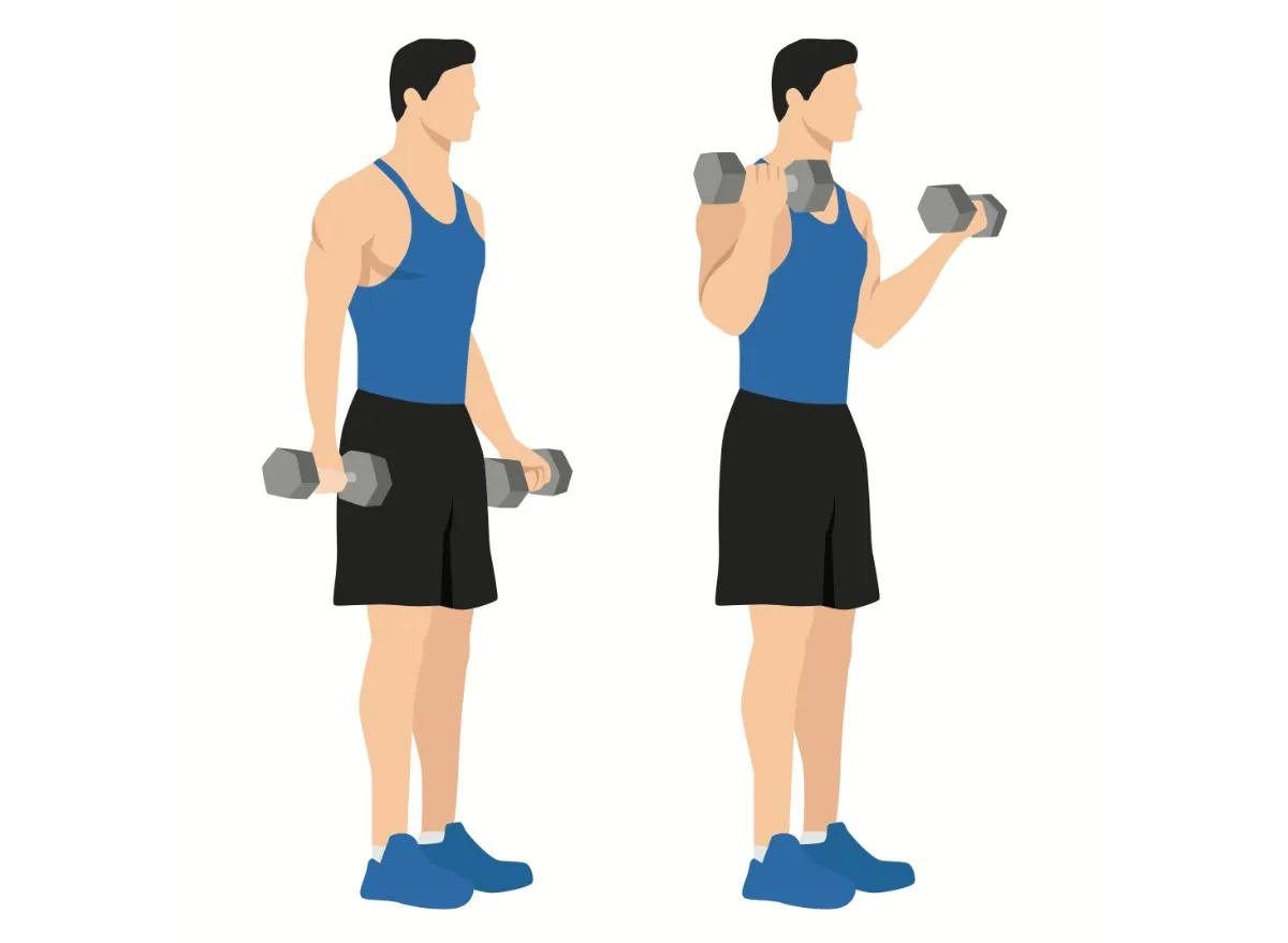 Build strong arms fast: 5 effective exercises for men
