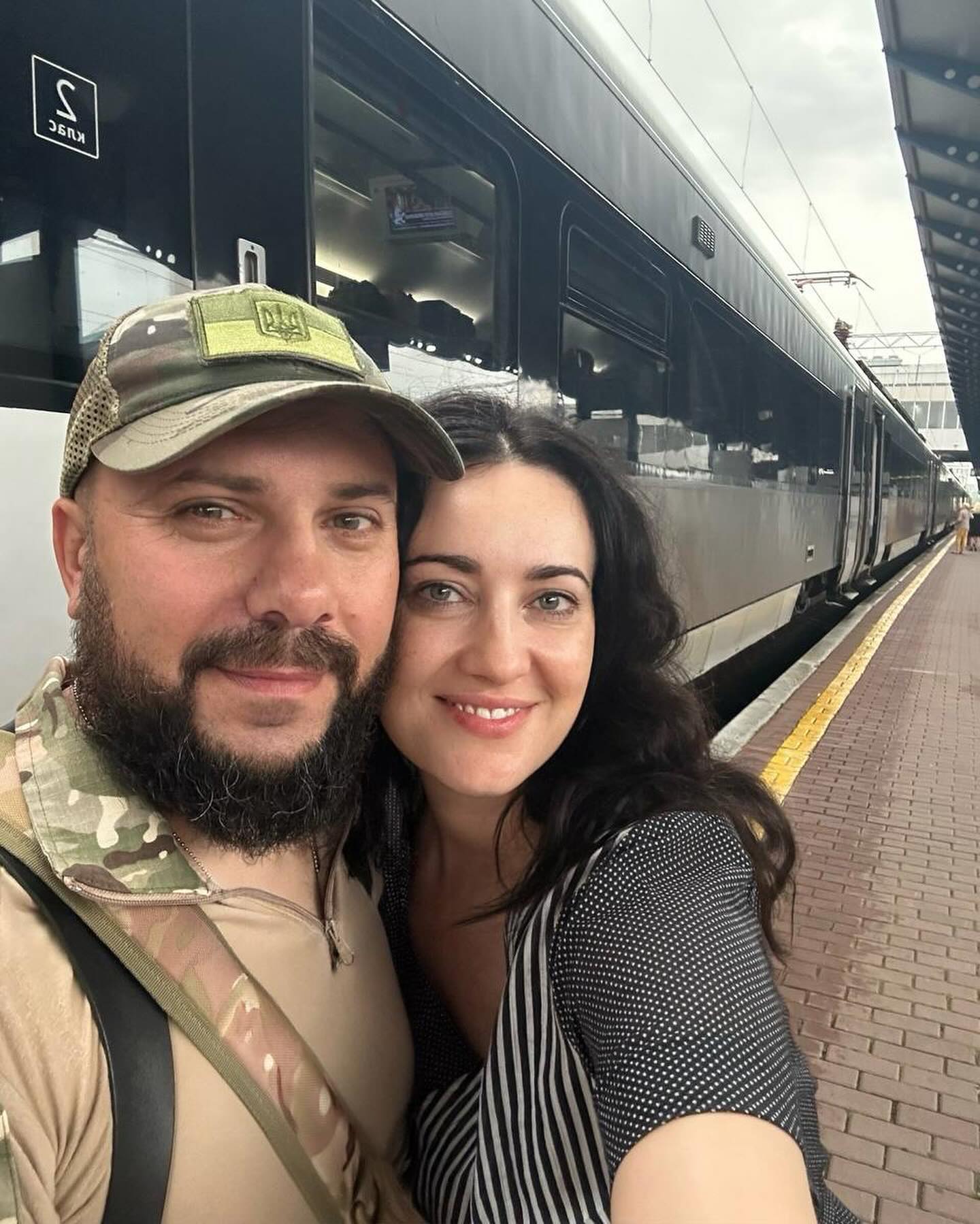 &quot;От встречи к встрече&quot;: Витвицкая показала, как провожает своего любимого на службу (фото)