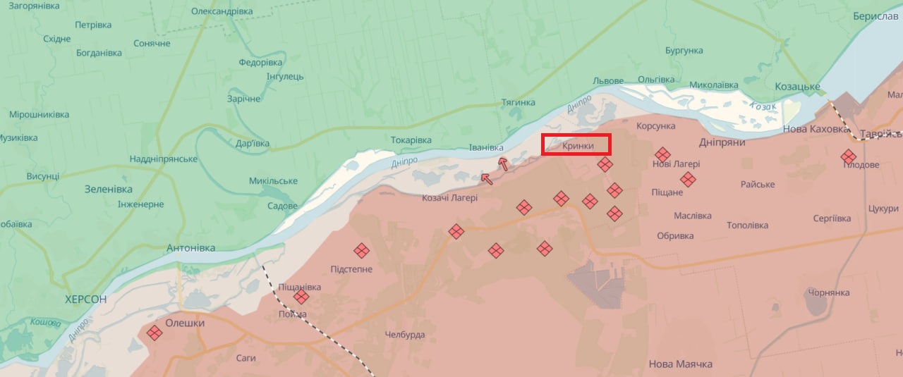 Крынки практически полностью уничтожены, но ВСУ держат оборону неподалеку, - ОСГВ &quot;Таврия&quot;