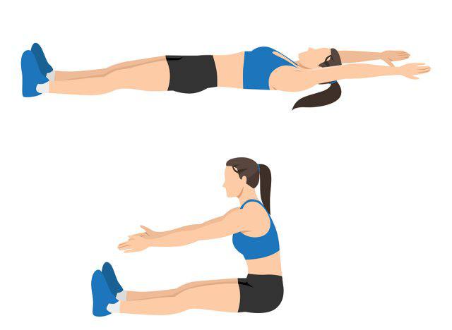 7 легких упражнений по пилатесу для формирования крепких мышц живота