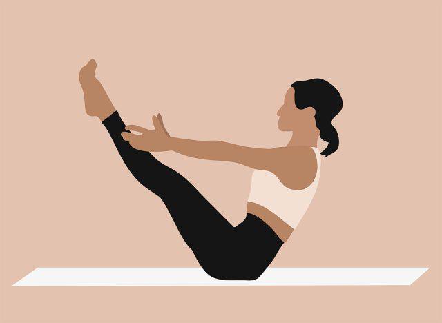 7 легких упражнений по пилатесу для формирования крепких мышц живота