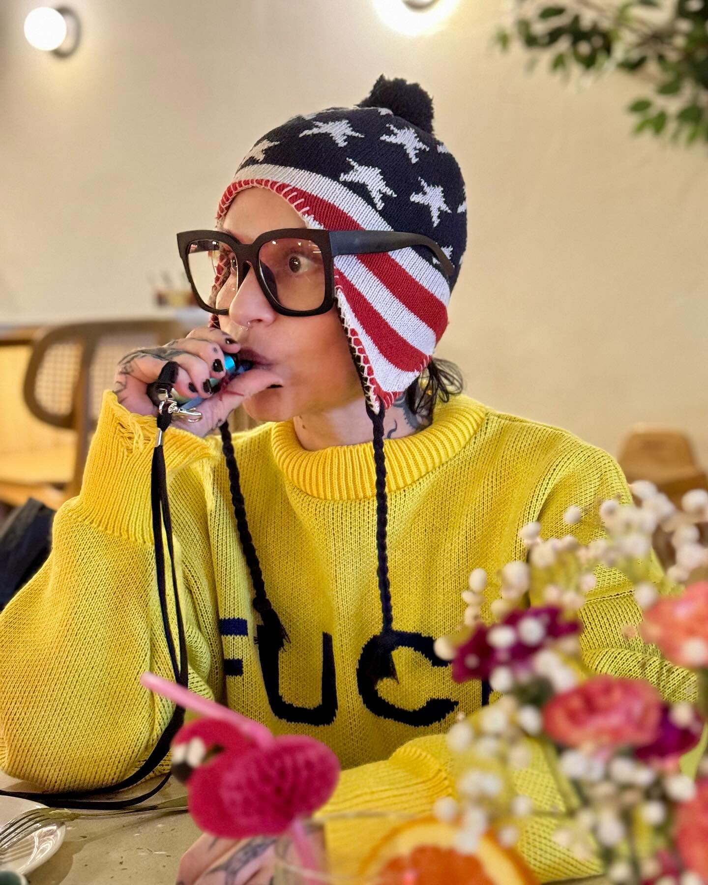 Российская певица похвасталась тату с изображением Бандеры (фото)