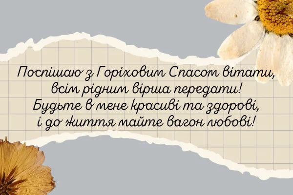 Ореховый Спас 2024: как красиво поздравить близких стихами или прозой