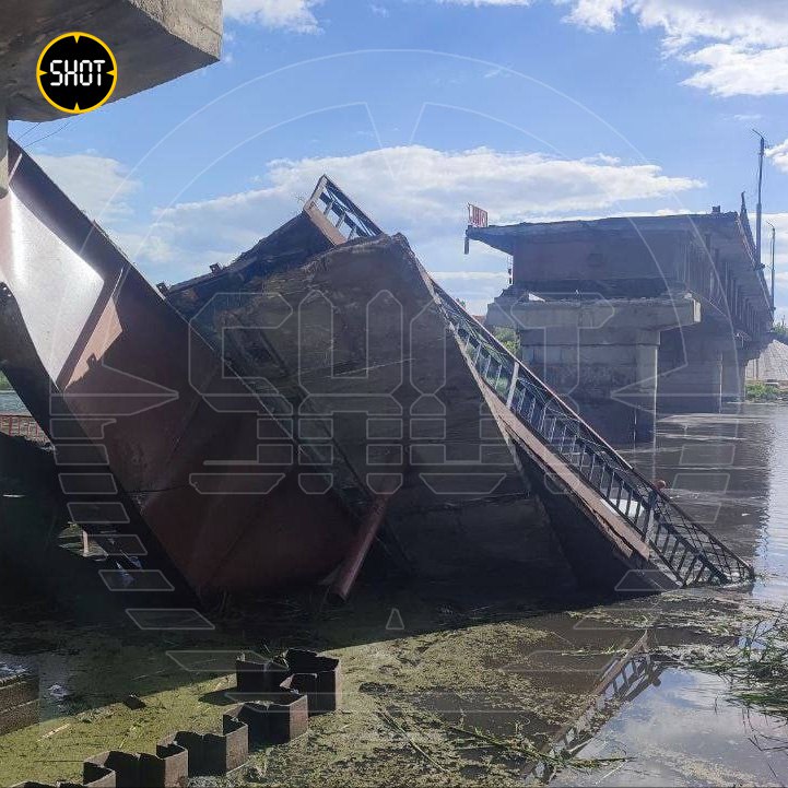 Росіяни заявили, що ЗСУ знищили стратегічно важливий міст у Курській області