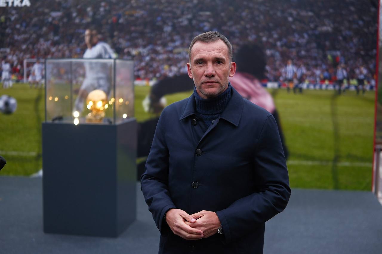 Андрій Шевченко покаже "Золотий м'яч" у десятьох містах України