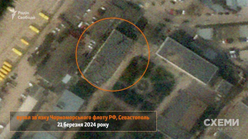 Появились спутниковые снимки последствий ракетного удара по узлу связи Черноморского флота РФ в Севастополе