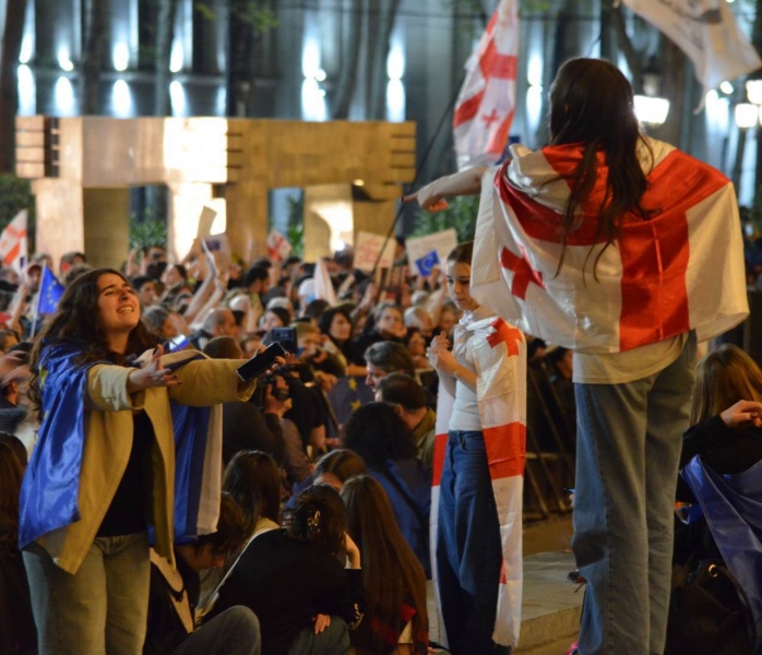 Georgia protests against scandalous bill again