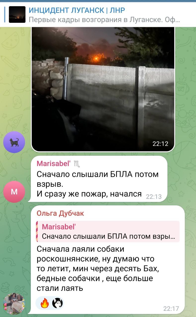 В Луганську дрони влучили у важливу російську нафтобазу: спалахнула пожежа (відео)