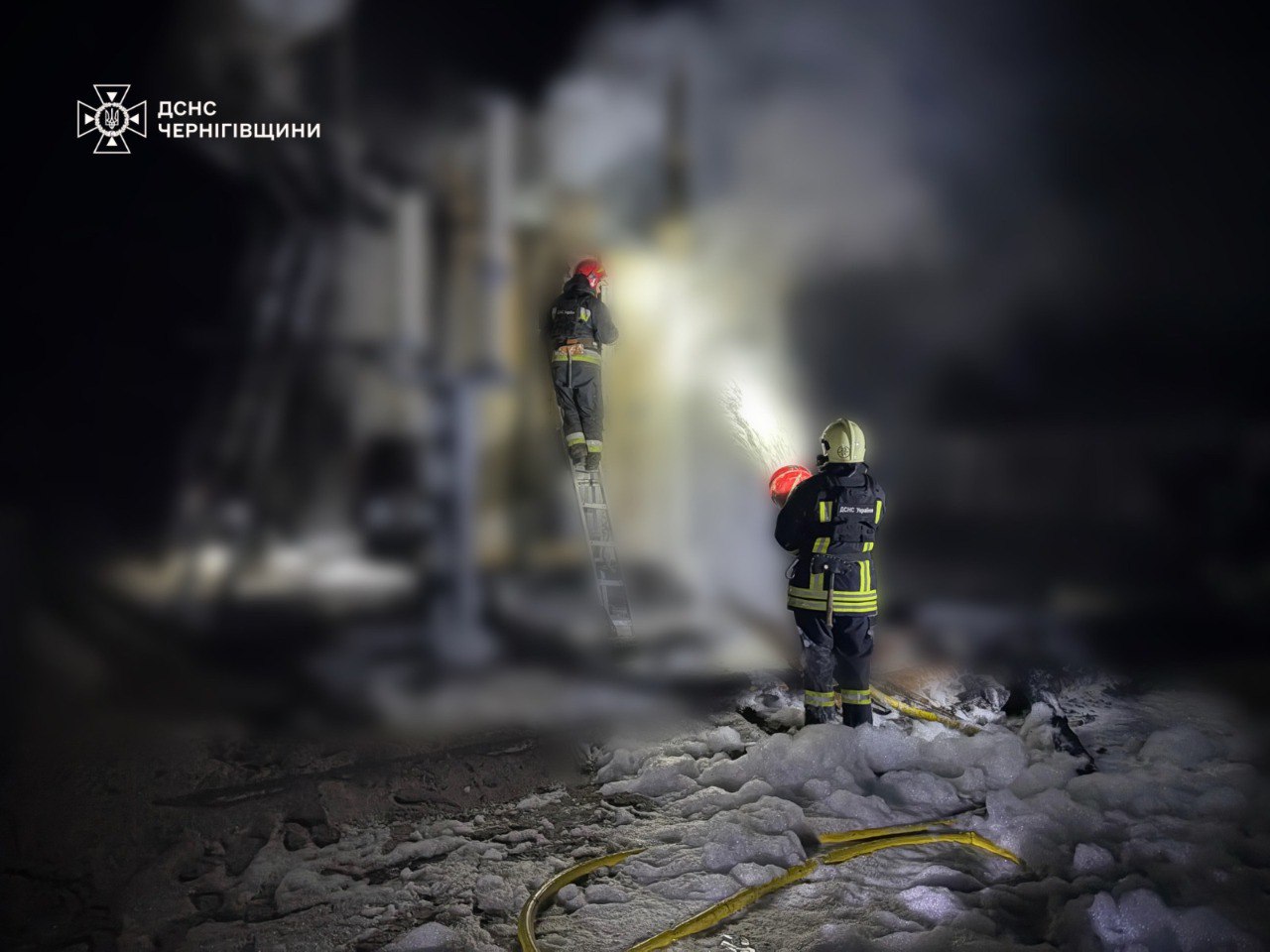 Overnight Russian attack hits energy infrastructure in Ukrainian Chernihiv region