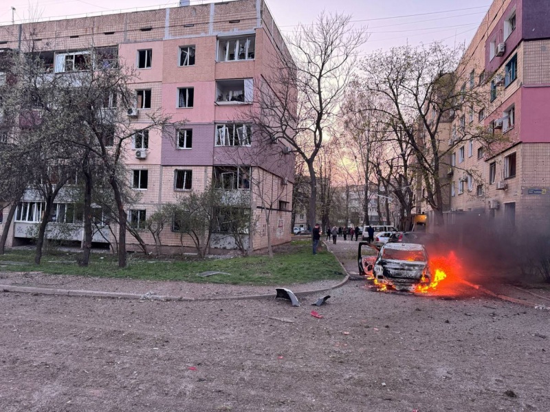 Zelenskyy shares photos of destruction following Russia's strike on his hometown
