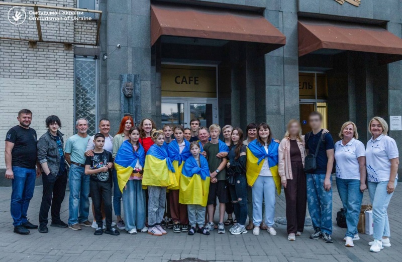 Ukraine brings back 11 children from Russia and occupied regions