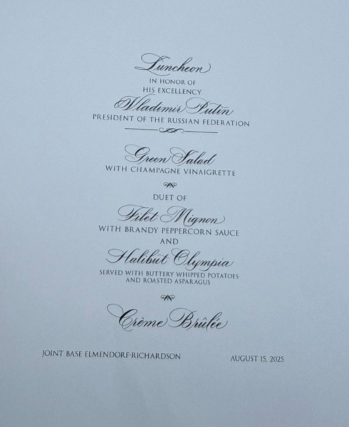 Alaska summit leak: Trump's secret lunch and bald eagle gift for Putin exposed (photos)