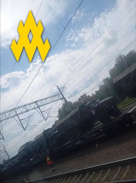 Russia transferring equipment with Sever tactical markings to front, partisans report