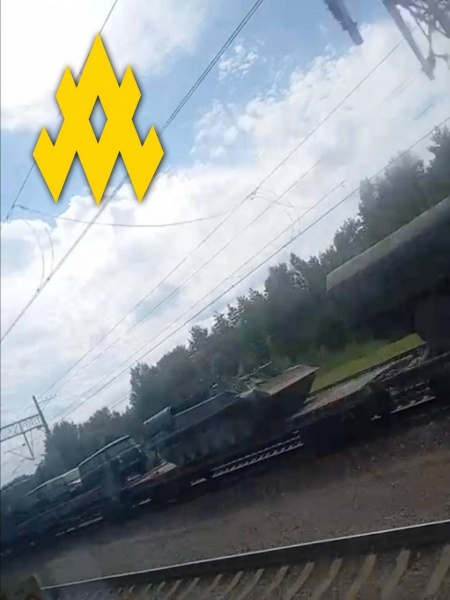 Russia transferring equipment with Sever tactical markings to front, partisans report