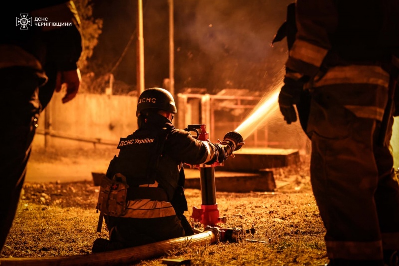 Russian forces hit rescuers in Chernihiv region again, several injured