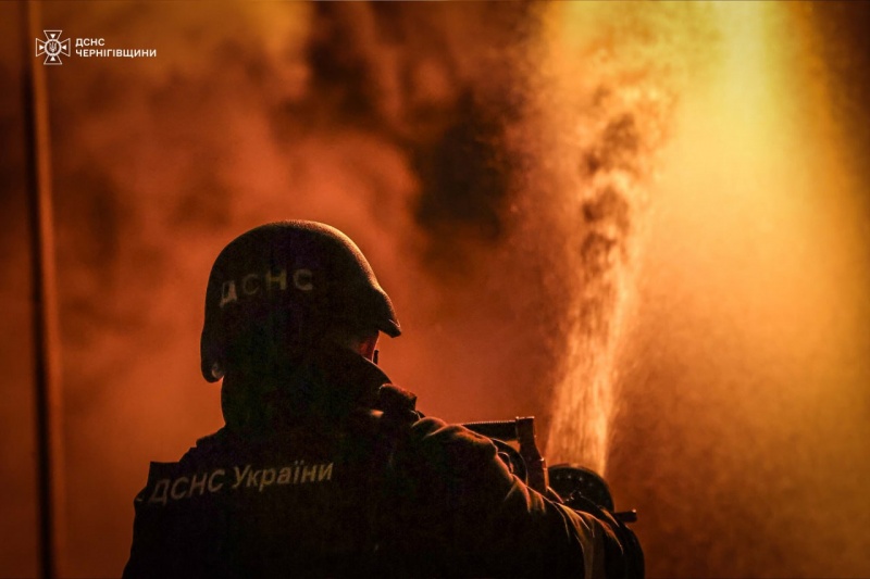 Russian forces hit rescuers in Chernihiv region again, several injured