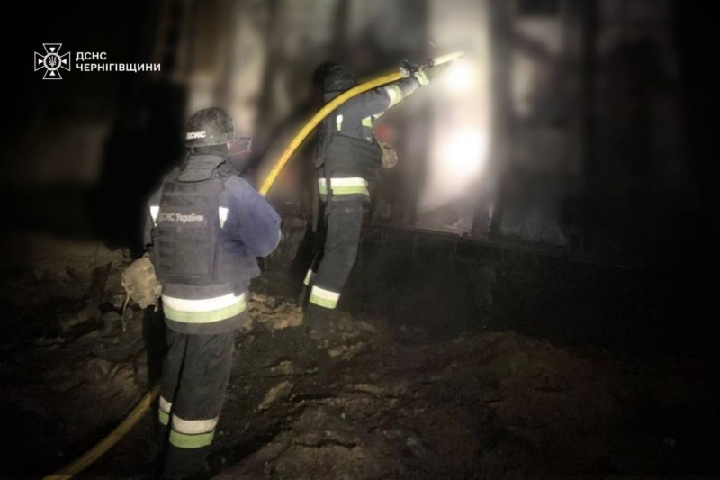 Enemy hits power grid in three Chernihiv districts, tens of thousands lose electricity