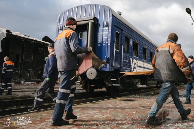 Russia hits Ukraine's Sumy railway station: Photos of aftermath revealed
