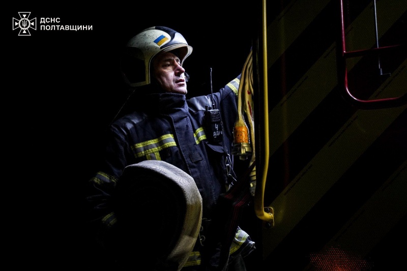 Massive fire at gas extraction site in Poltava region after Russian attack