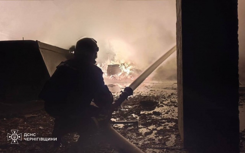 Russia strikes energy facility and factory in Chernihiv region