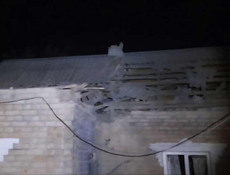 Russians strike Dnipro and the region overnight: Fires break out, one injured