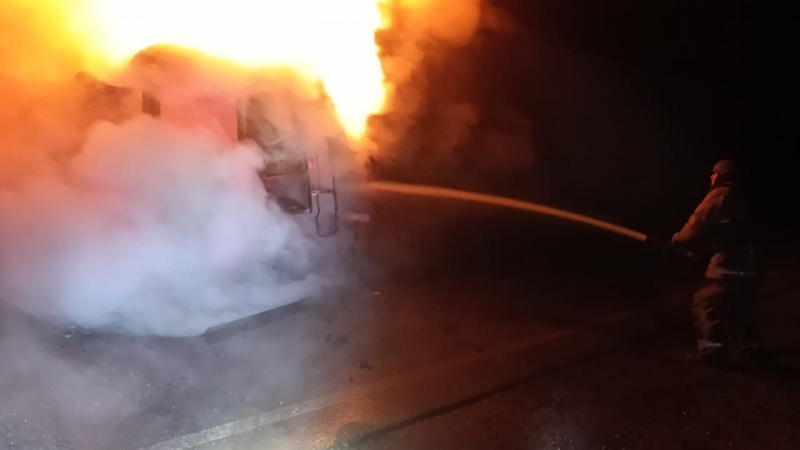 Russians strike Dnipro and the region overnight: Fires break out, one injured