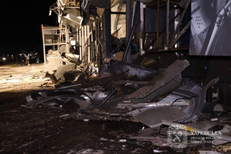 Kharkiv hit hard: Supermarket ruined, cars on fire, mass evacuations underway