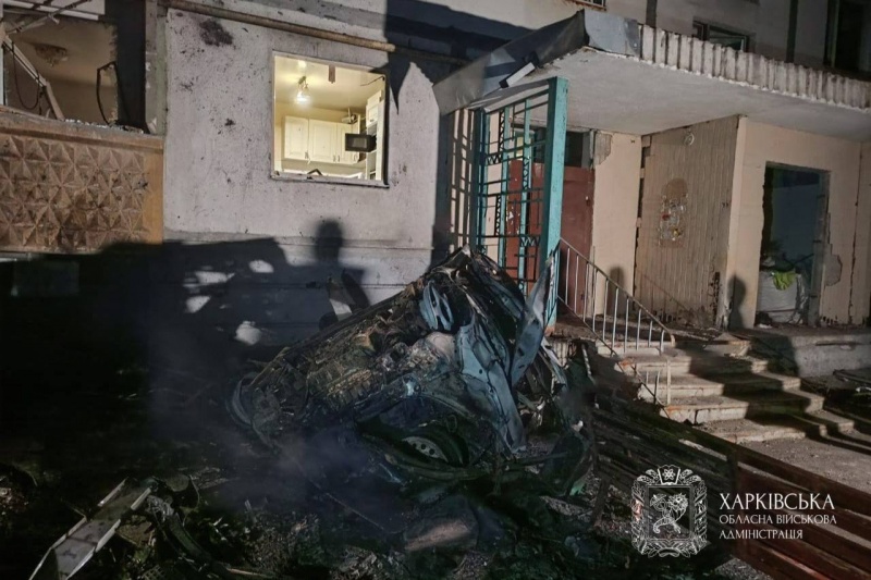 Kharkiv hit hard: Supermarket ruined, cars on fire, mass evacuations underway