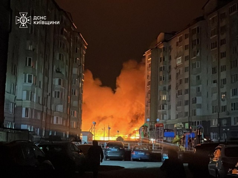 Night attack hits Fastiv and beyond: Photos show aftermath in Kyiv region