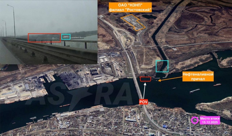 Russian tanker hit by Ukrainian drones starts sinking in Rostov-on-Don