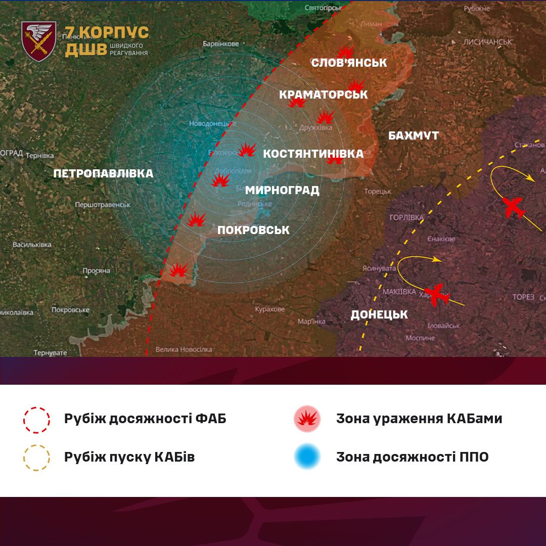 Росіяни наростили удари КАБами під Покровськом: чому це проблема для ЗСУ