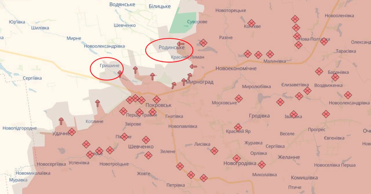 Россияне усилили давление в районах Родинского и Гришино в Донецкой области, - УВ "Восток"
