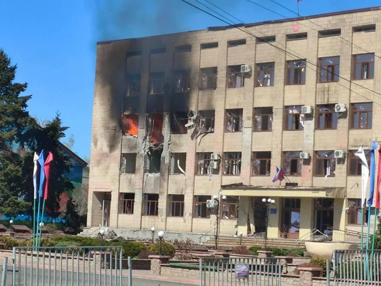 У Старобільську дрони-камікадзе вдарили по будівлі окупаційної влади