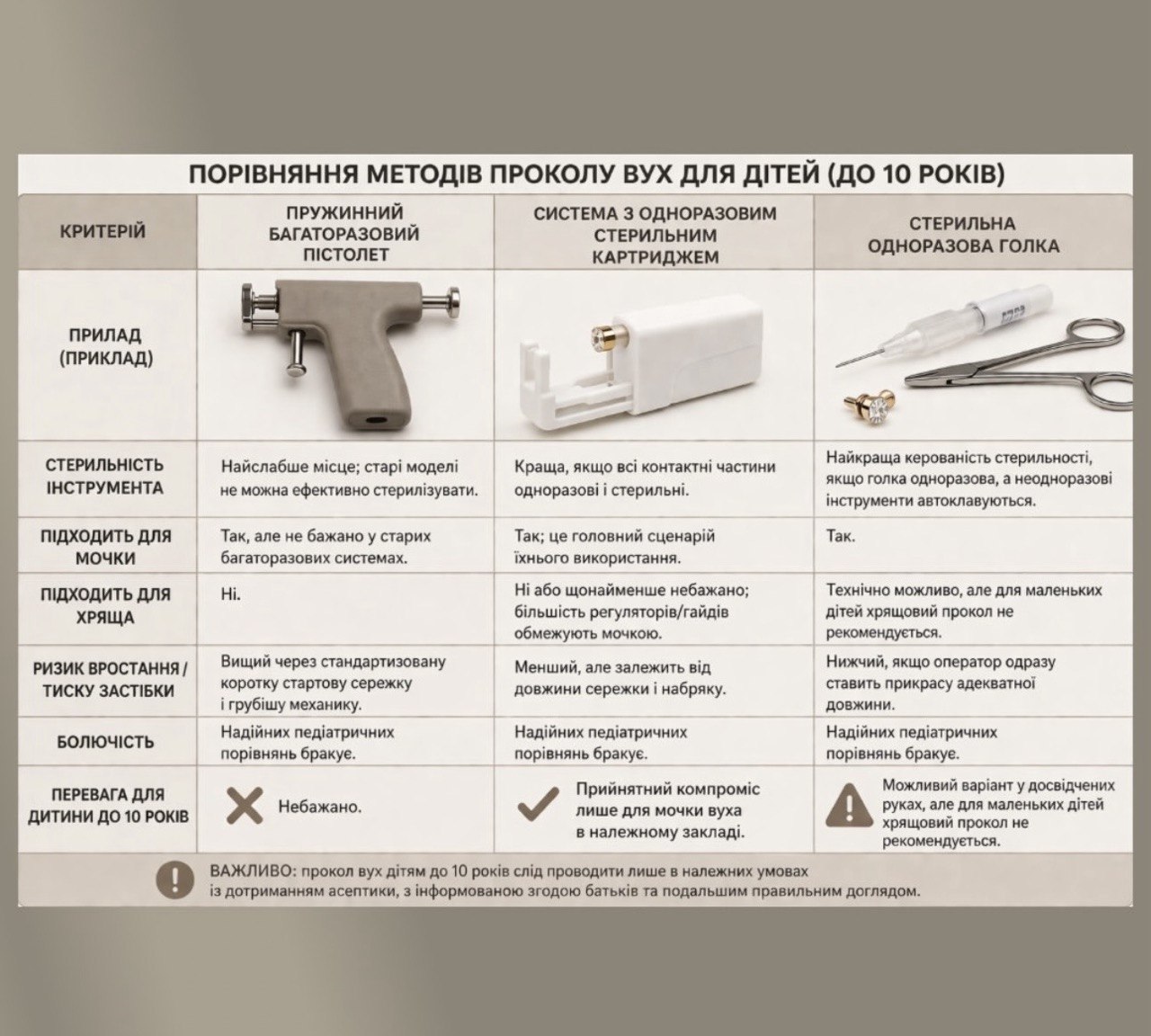 Батьки роблять це дарма: педіатр пояснила, чому дітям не варто проколювати вуха