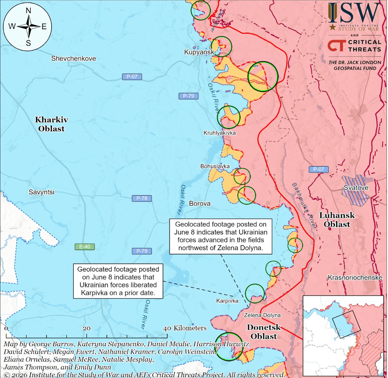 ЗСУ мають успіхи на двох напрямках фронту, - ISW