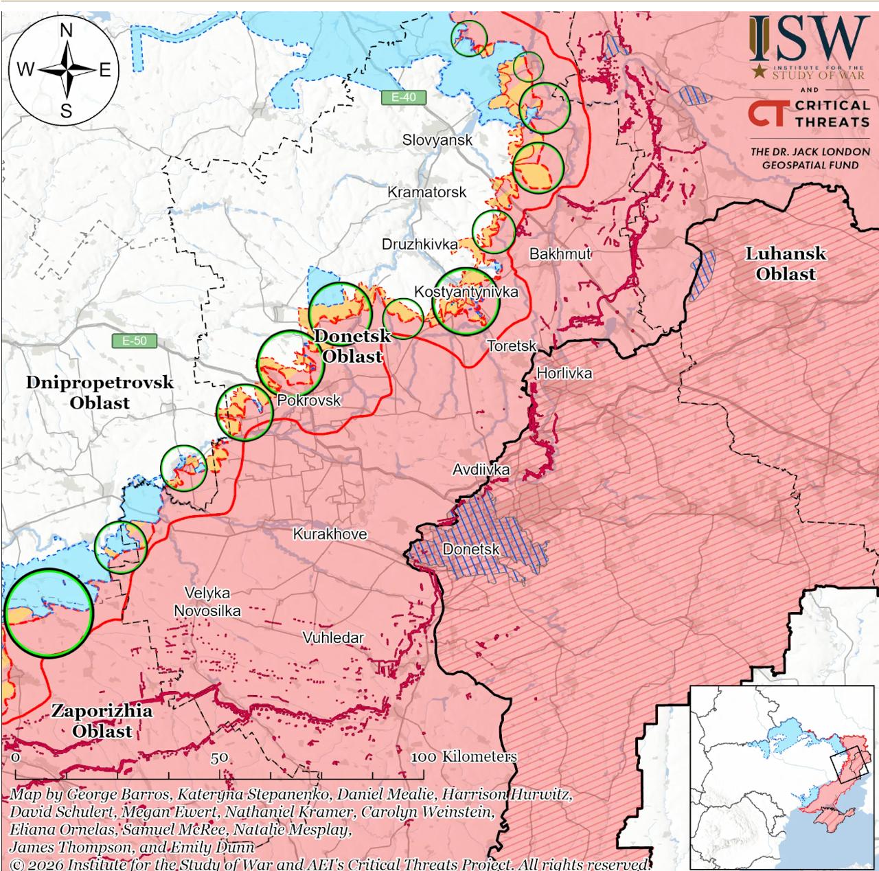 ЗСУ мають успіхи на двох напрямках фронту, - ISW