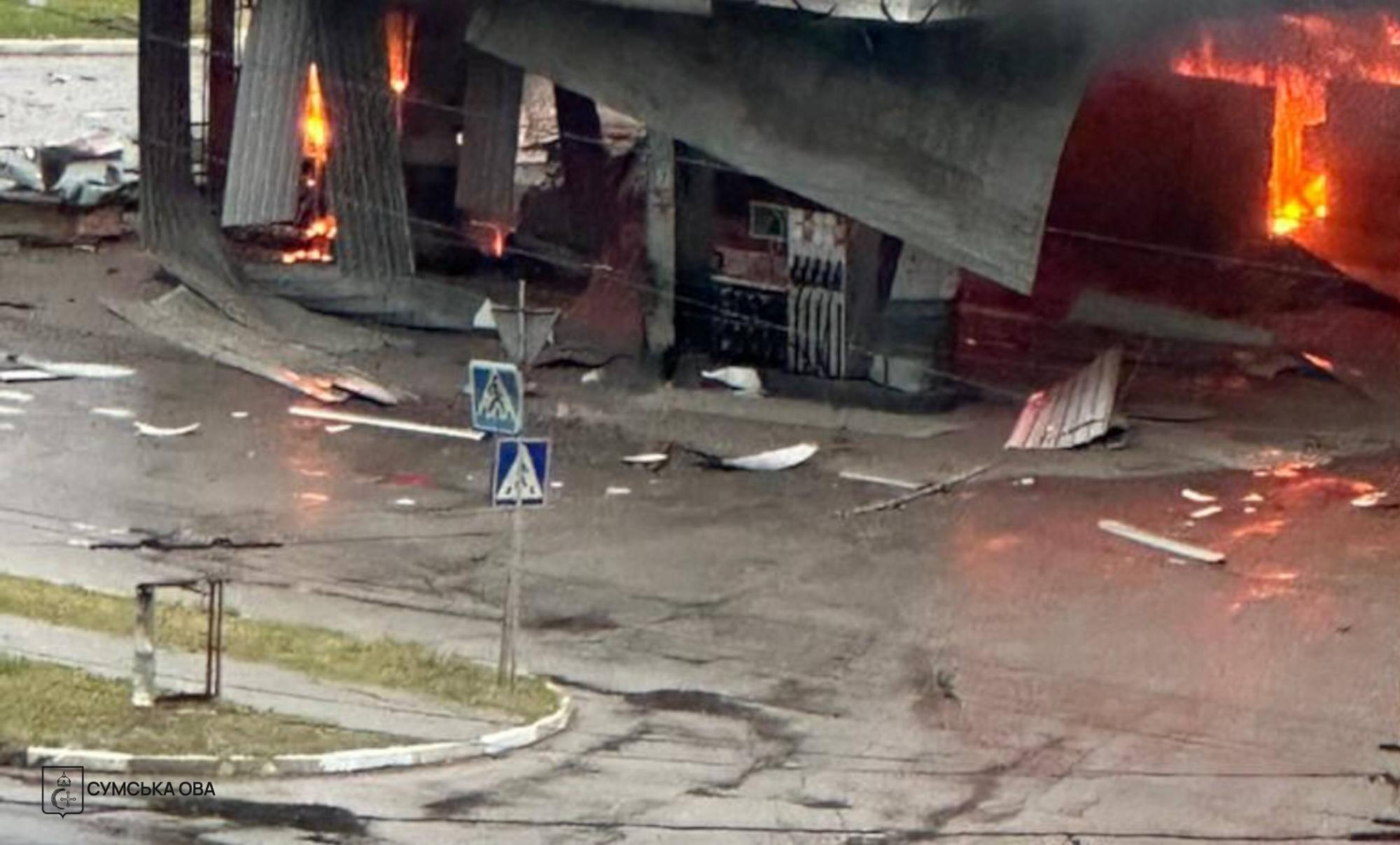 Russian forces ramp up strikes on Ukrainian gas stations, leaving civilians wounded (photo)