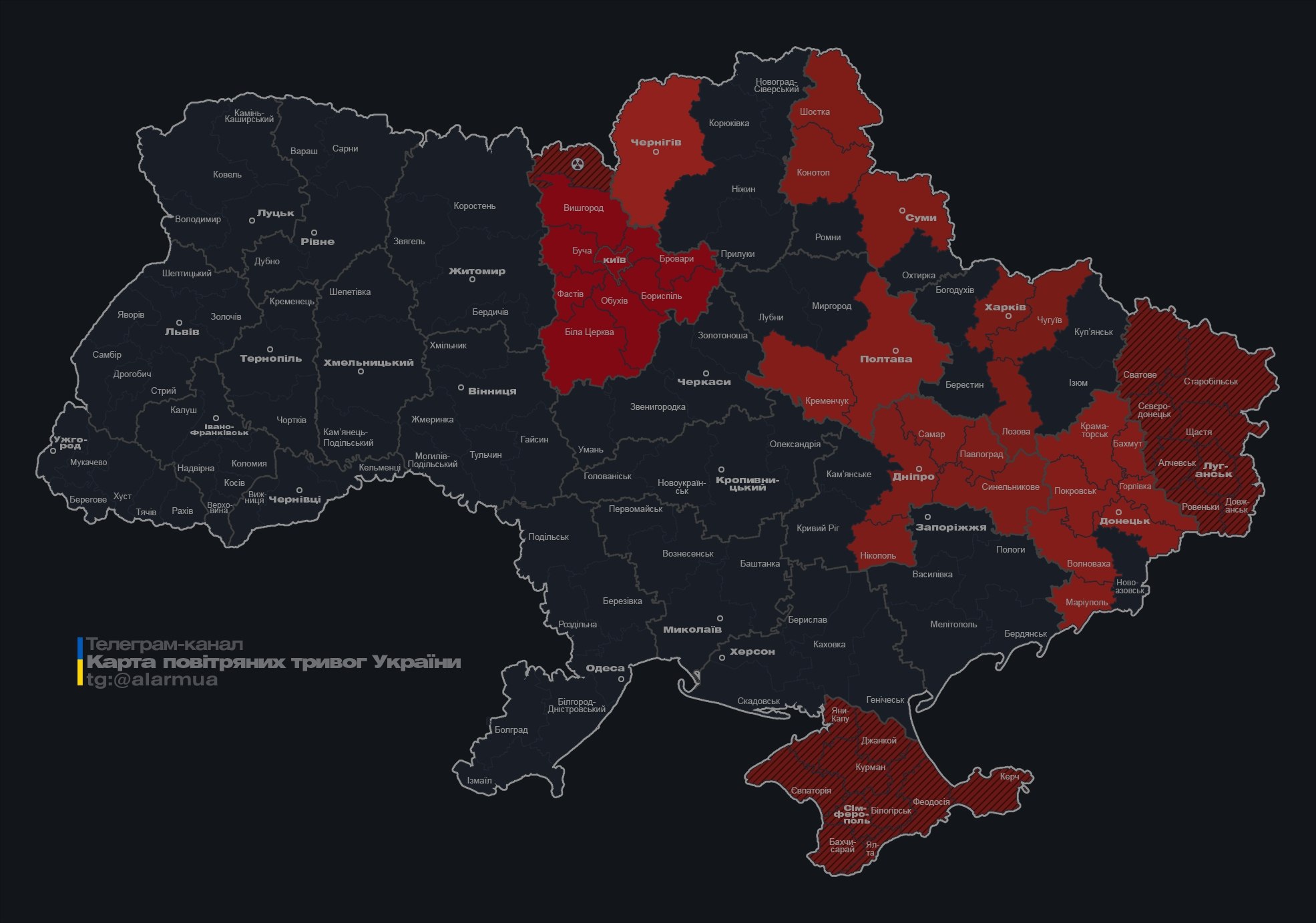 У Тернополі пролунали вибухи після загрози реактивних дронів