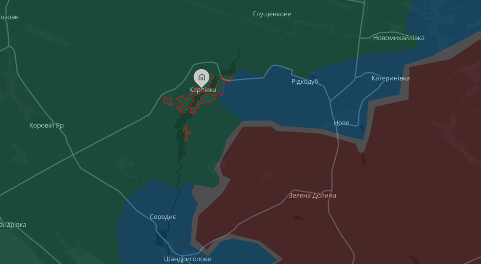 Украинские воины освободили от оккупантов село Карповка на Донетчине (видео)